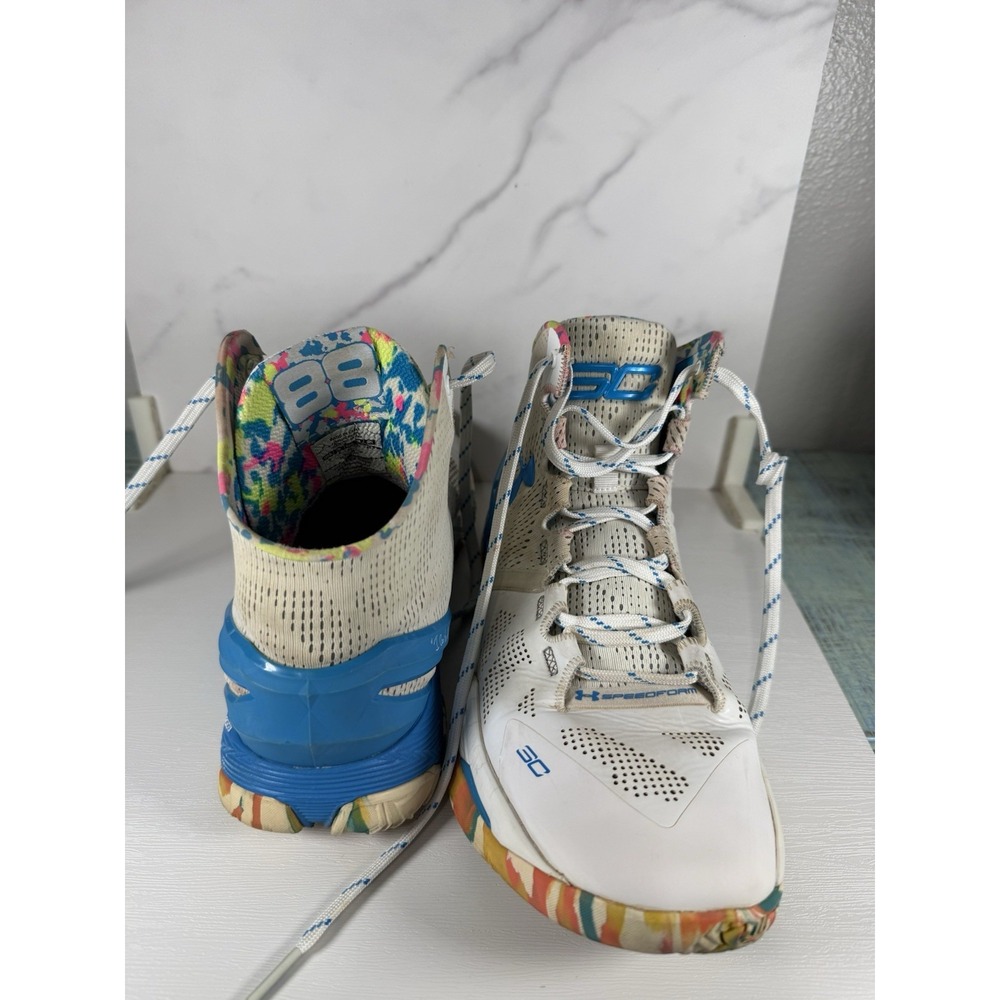 Under Armour Curry 2 2016 Splash Party Birthday Men's Size 9 - Picture 7 of 8